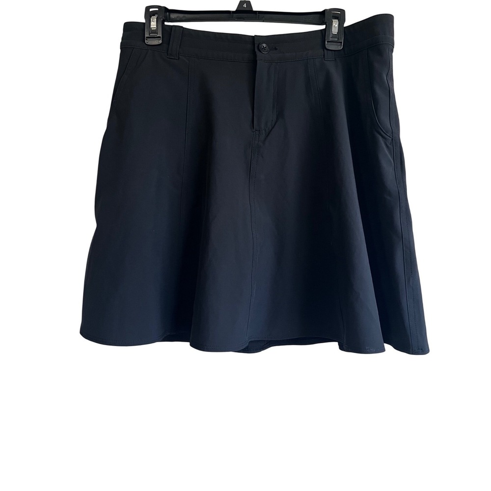 Eddie Bauer Travex Black Performance Skirt | Travel Hiking Outdoor Active